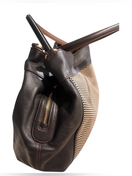 Coach Lexy Legacy Jacquard Shoulder Bag -EUC - Picture 7 of 10